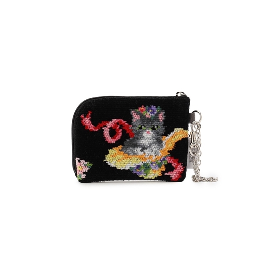 モンプティシャ ミニポーチ MCH-260374（WEB限定）(ブラック): FEILER