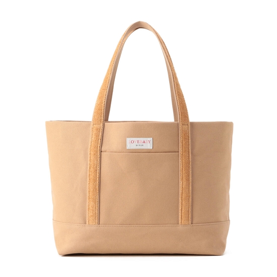 オールドテディ ワッペントートバッグ L/OTE-223025(ベージュ