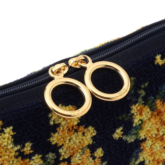 ミモザソラーレ 便利ポーチ MSO-246051（WEB限定）(ネイビー): FEILER