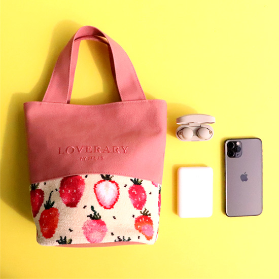 ストロベリードット バッグ L/STD-223014(ピンク): LOVERARY BY FEILER
