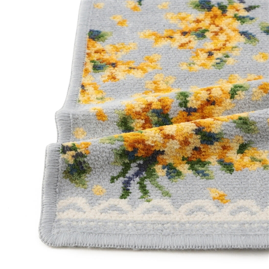 ミモザソラーレ ハンカチ(シルバーグレー): FEILER｜フェイラー公式