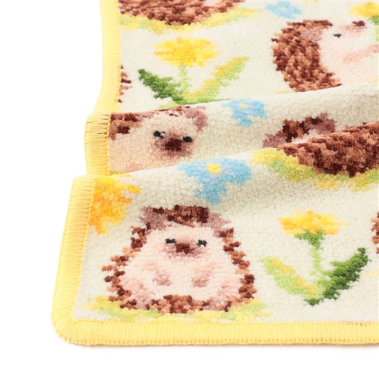 チクチクハリネズミ ハンカチ(イエロー): LOVERARY BY FEILER