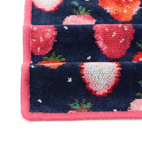 ストロベリードット ハンカチ(ライトワイン): LOVERARY BY FEILER