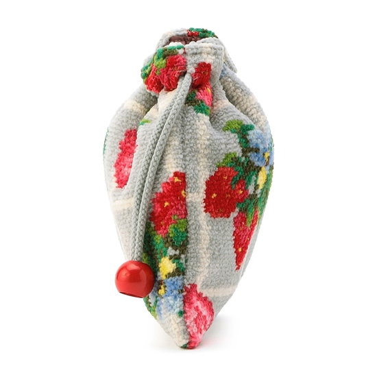 ストロベリーフィールドプティ 巾着 SFP-257239(シルバーグレー