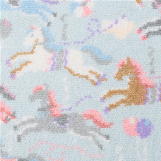 ラブラリーモクバ ハンカチ（WEB限定）(ペールブルー×ペールブルー