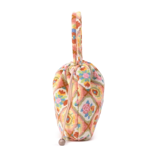 オトメチックタイル 巾着バッグ L/OMT-257329(ペールグリーン