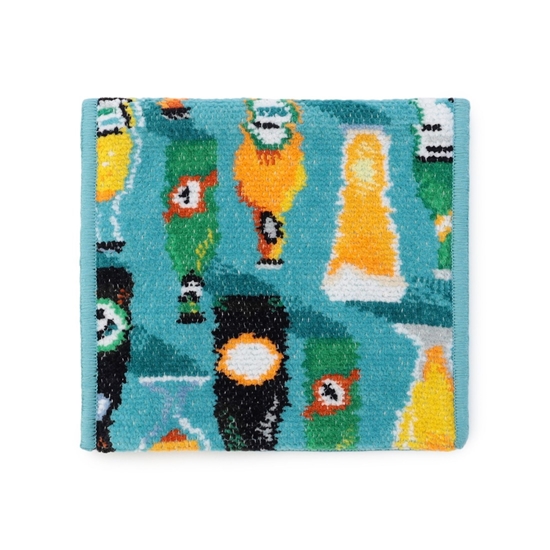 ラブラリーパーティー ハンカチポーチ(ターコイズブルー): LOVERARY BY