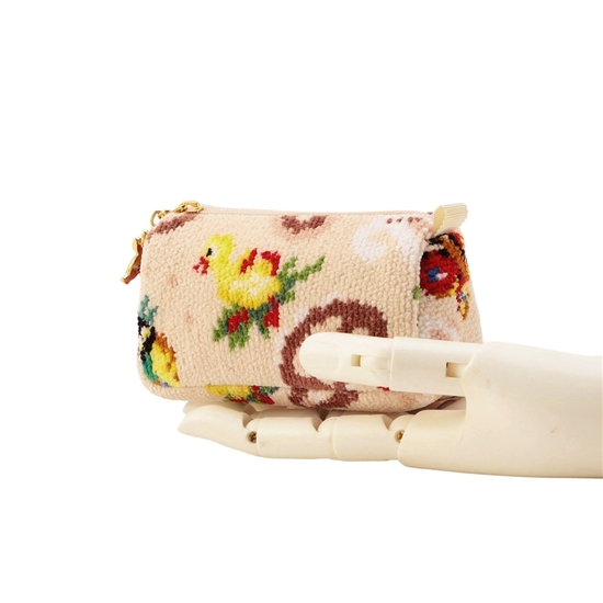 ハイジペイズリー ポーチ HPY-257021（WEB限定）(ベージュ): FEILER