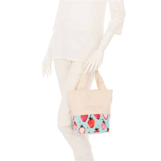 ストロベリードット トートバッグ L/STD-260095(アイボリー): LOVERARY