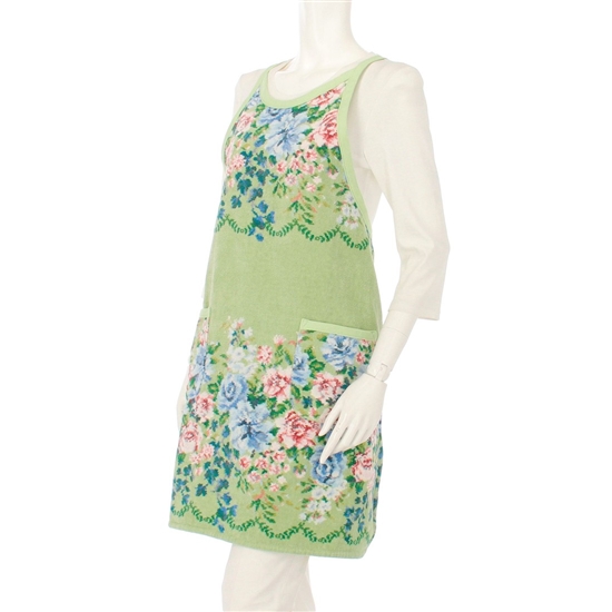 ノスタルジックノート エプロン NLN-260252(ペールグリーン): FEILER