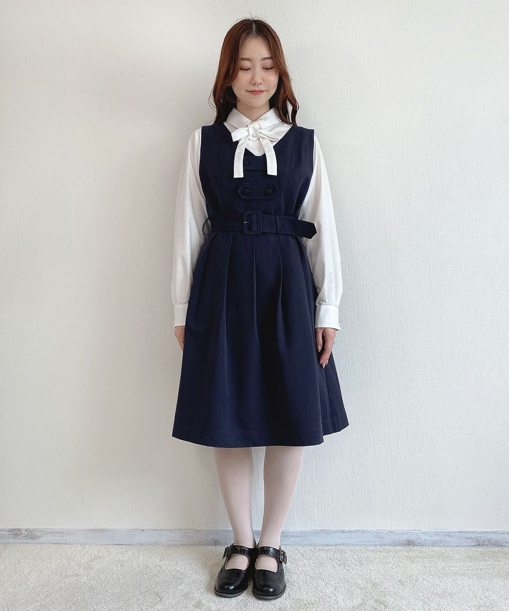 ベルト付きタブ使いジャンパースカート/F i.n.t [43AE04f004] | F