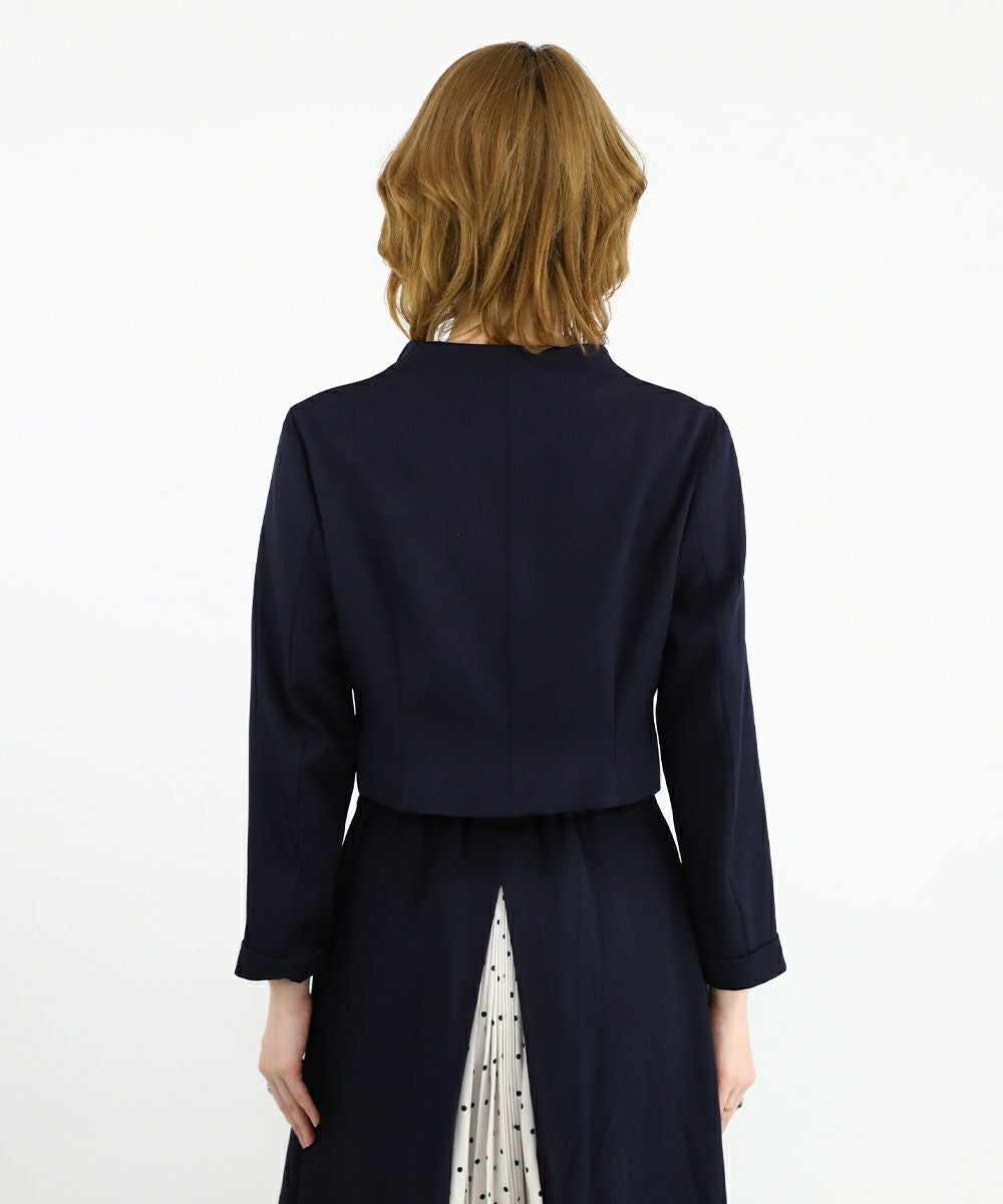 □ドットウィングカラーショートジャケット/an another angelus