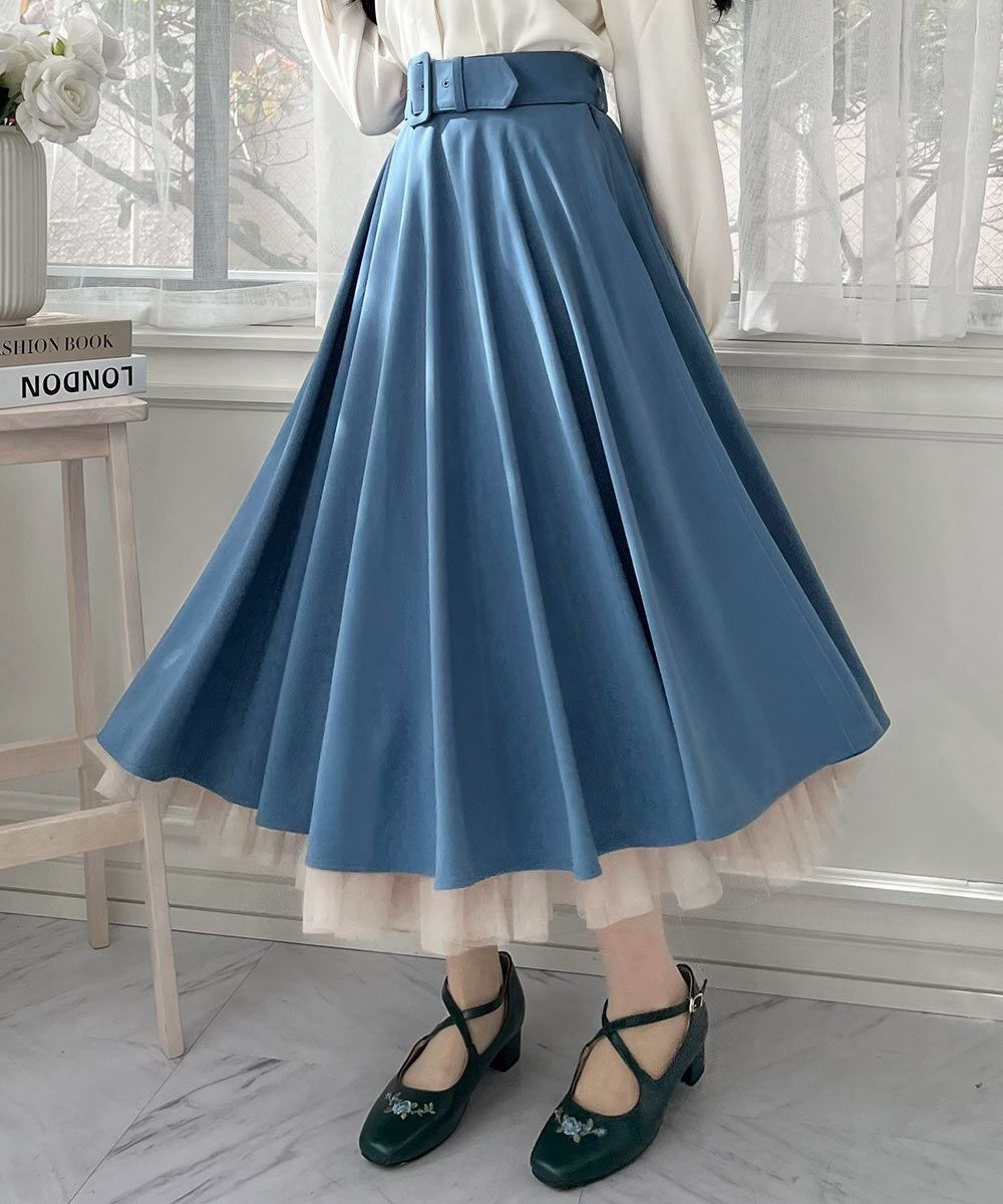 パニエサーキュラースカート/an another angelus [55BG03p009] | F