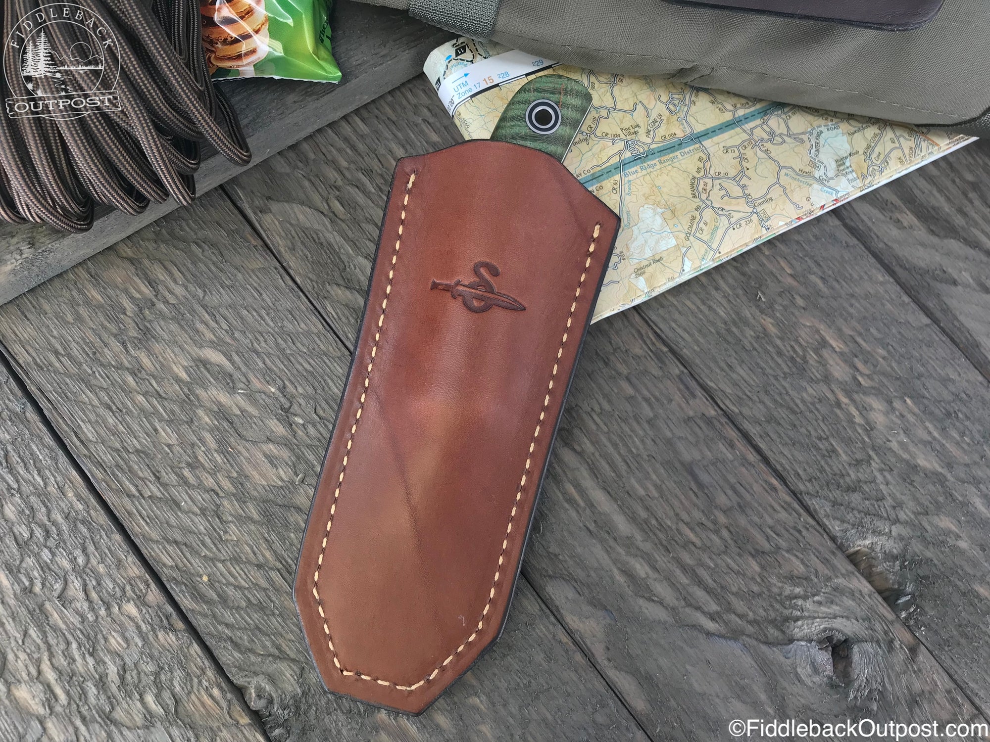 APS 638 Reaper - Leather Ambidextrous Pocket Sheath for Knife