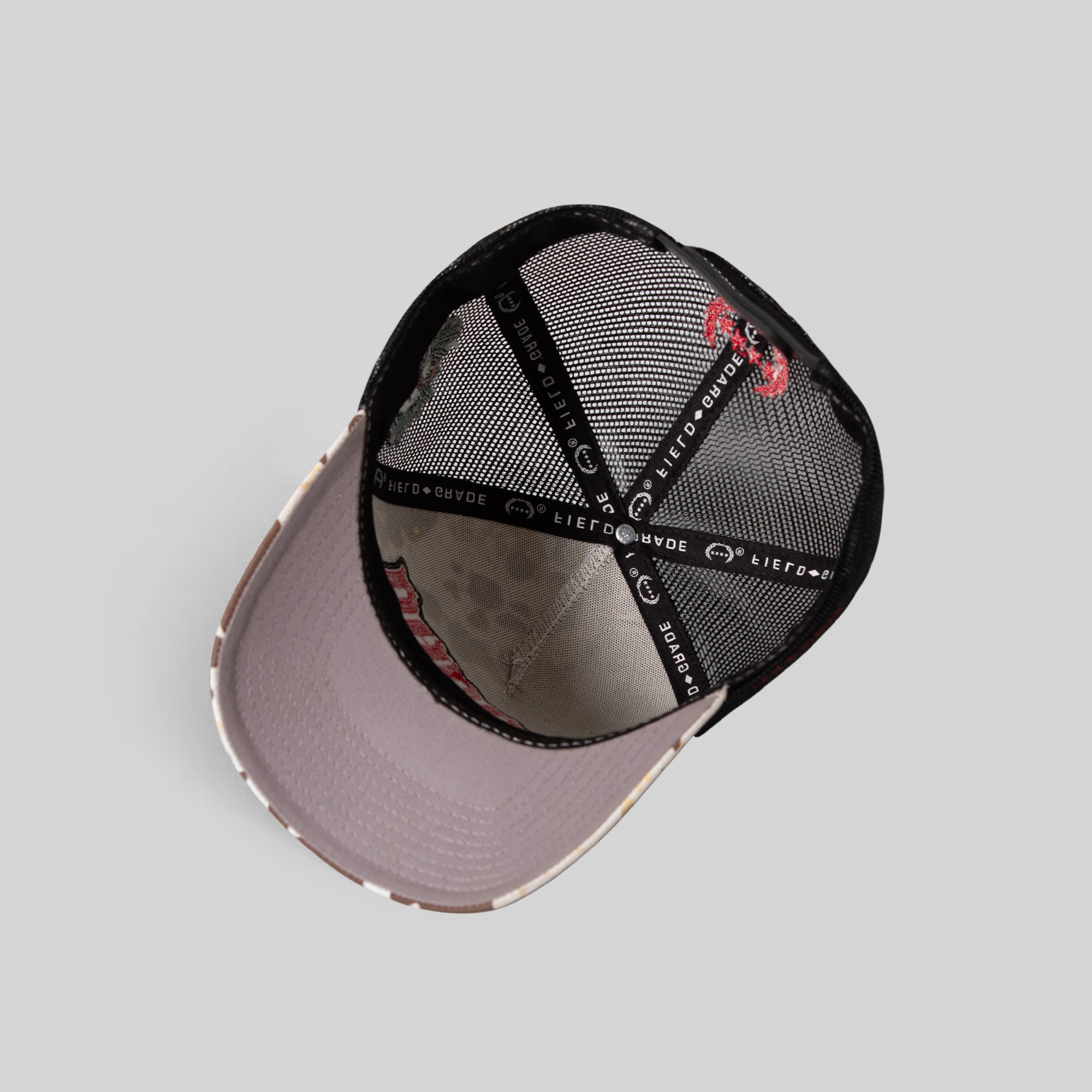 DANGER COW PRINT TWILL MESH TRUCKER