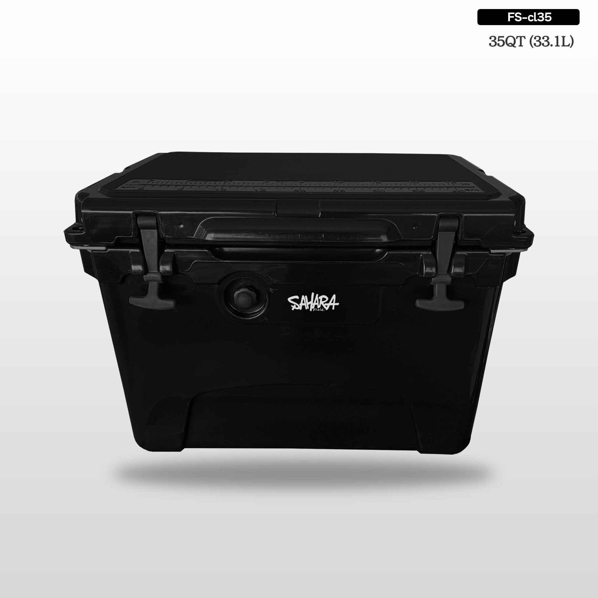 FieldSAHARA FS-cl35（33.1L ）クーラーボックス ALL BLACK XXXX