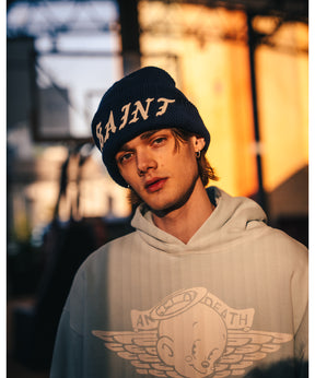 KNIT CAP / SAINT / NAVY - SAINT MXXXXXX (セントマイケル) - cap