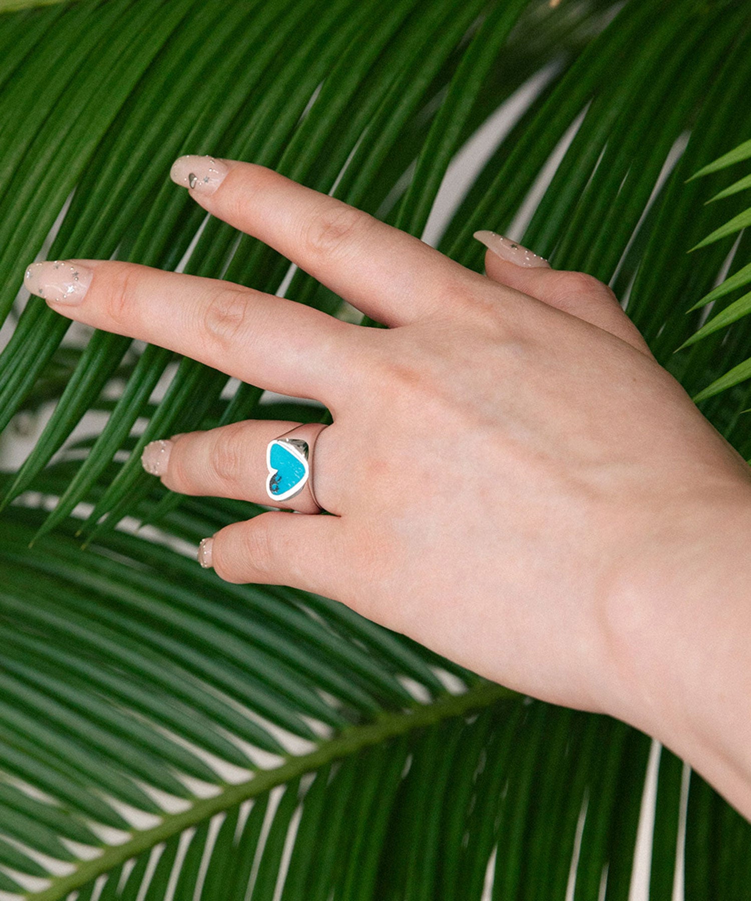 HEART STONE RING SV - Preek (プリーク) - accessory (アクセサリー