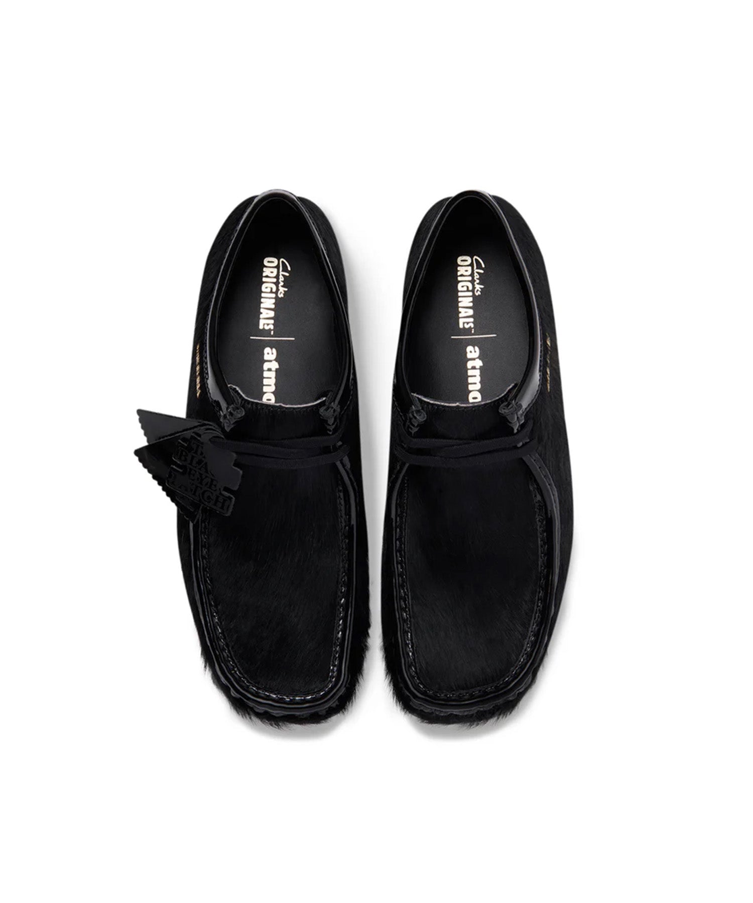 Clarks Wallabee Black Hair On - Black Eye Patch (ブラックアイ