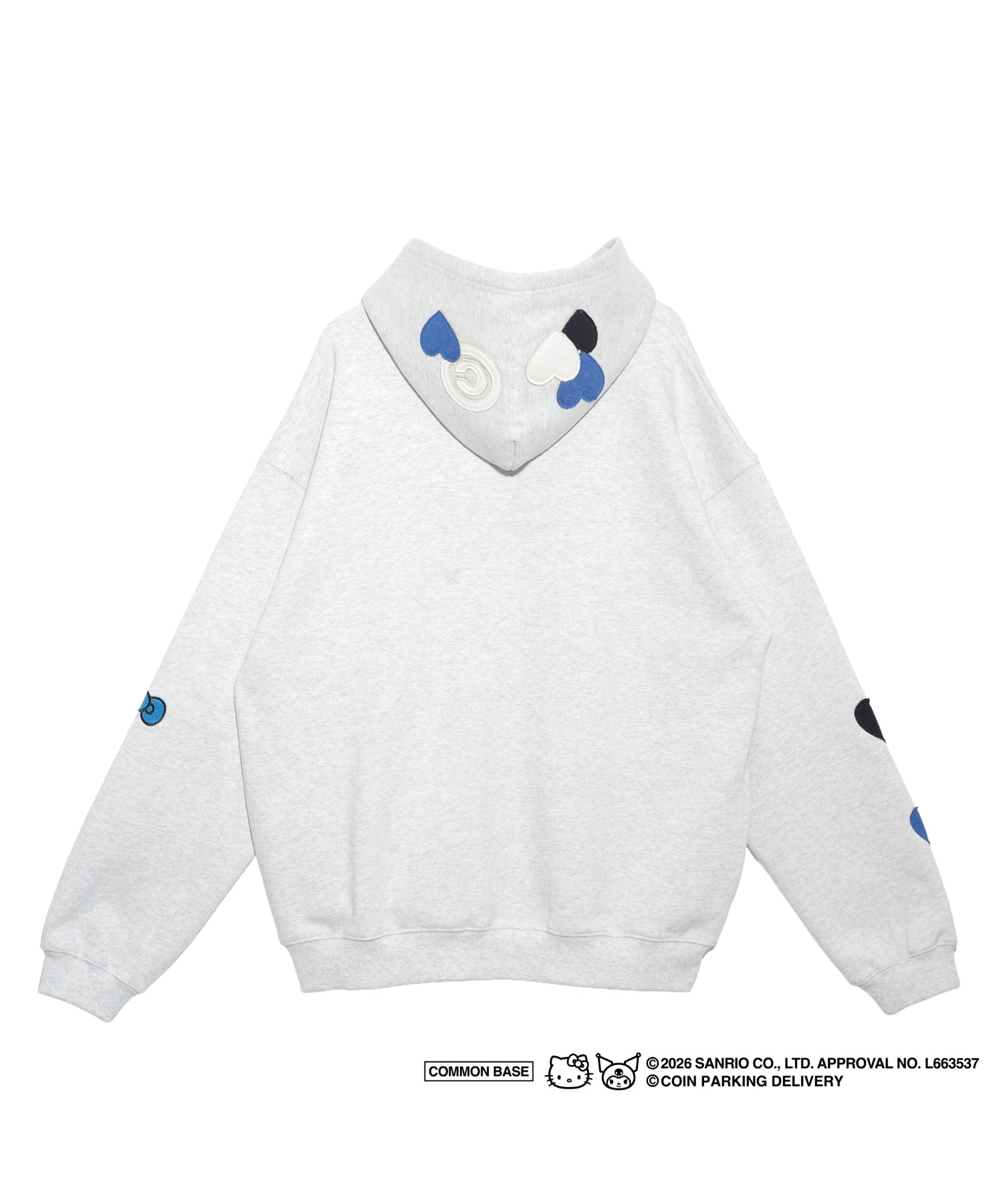 ZIP SWEAT HOODIE - COIN PARKING DELIVERY (コインパーキング