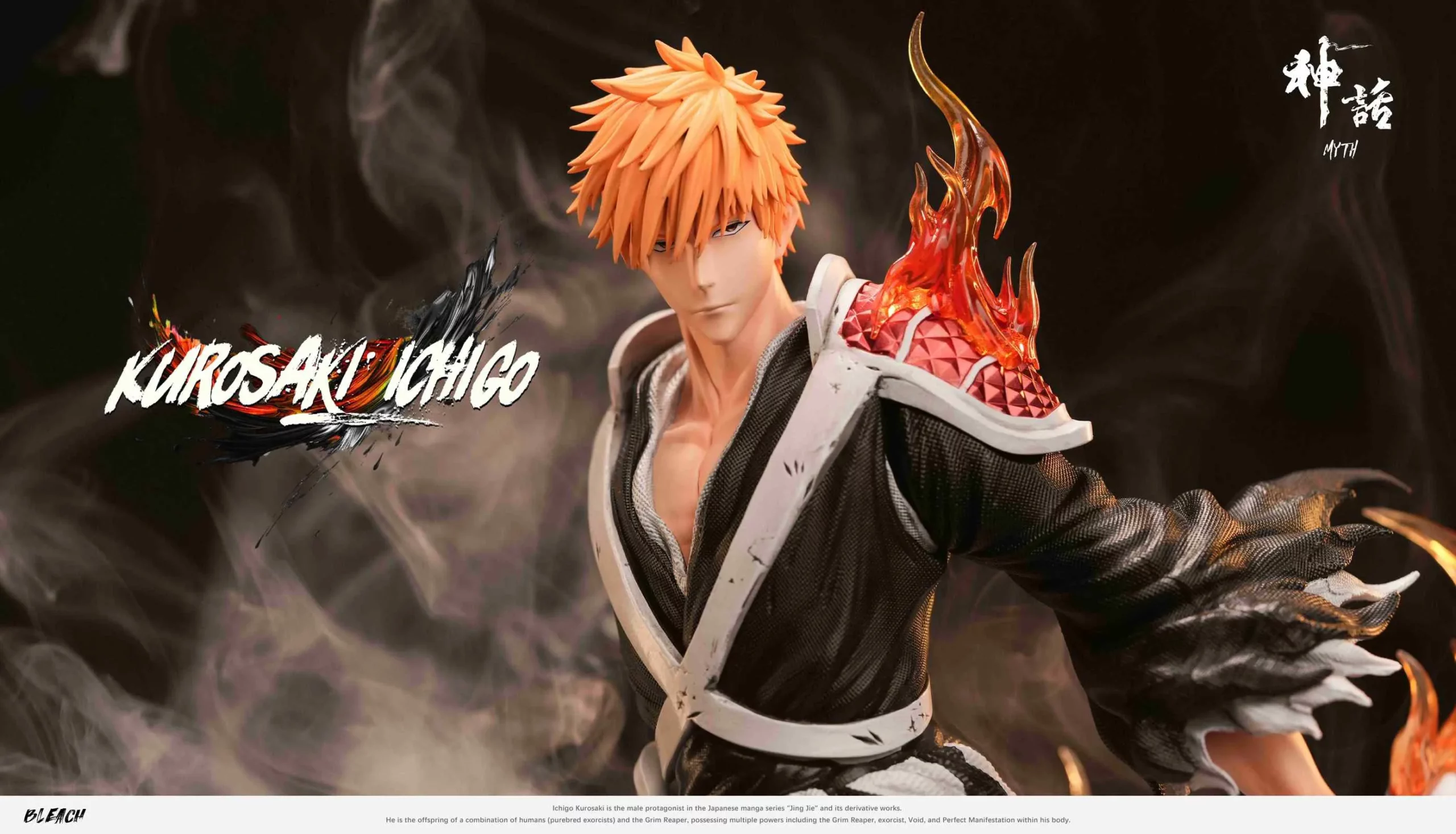 1/6 Scale Dual Sword Ichigo Kurosaki - Bleach Resin Statue - Myth