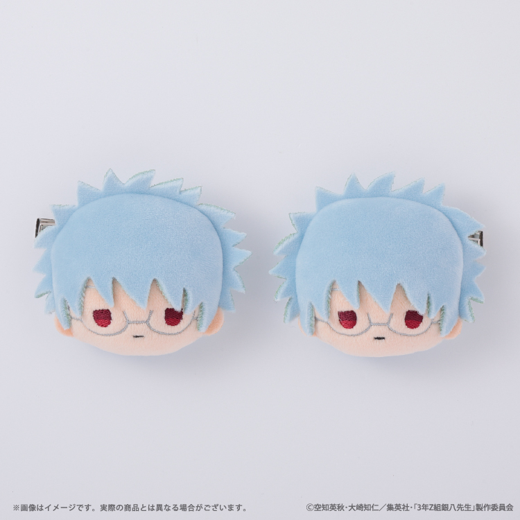 3年Z組銀八先生 ぬいぐるみヘアクリップセット｜むにゅぐるみパティオ