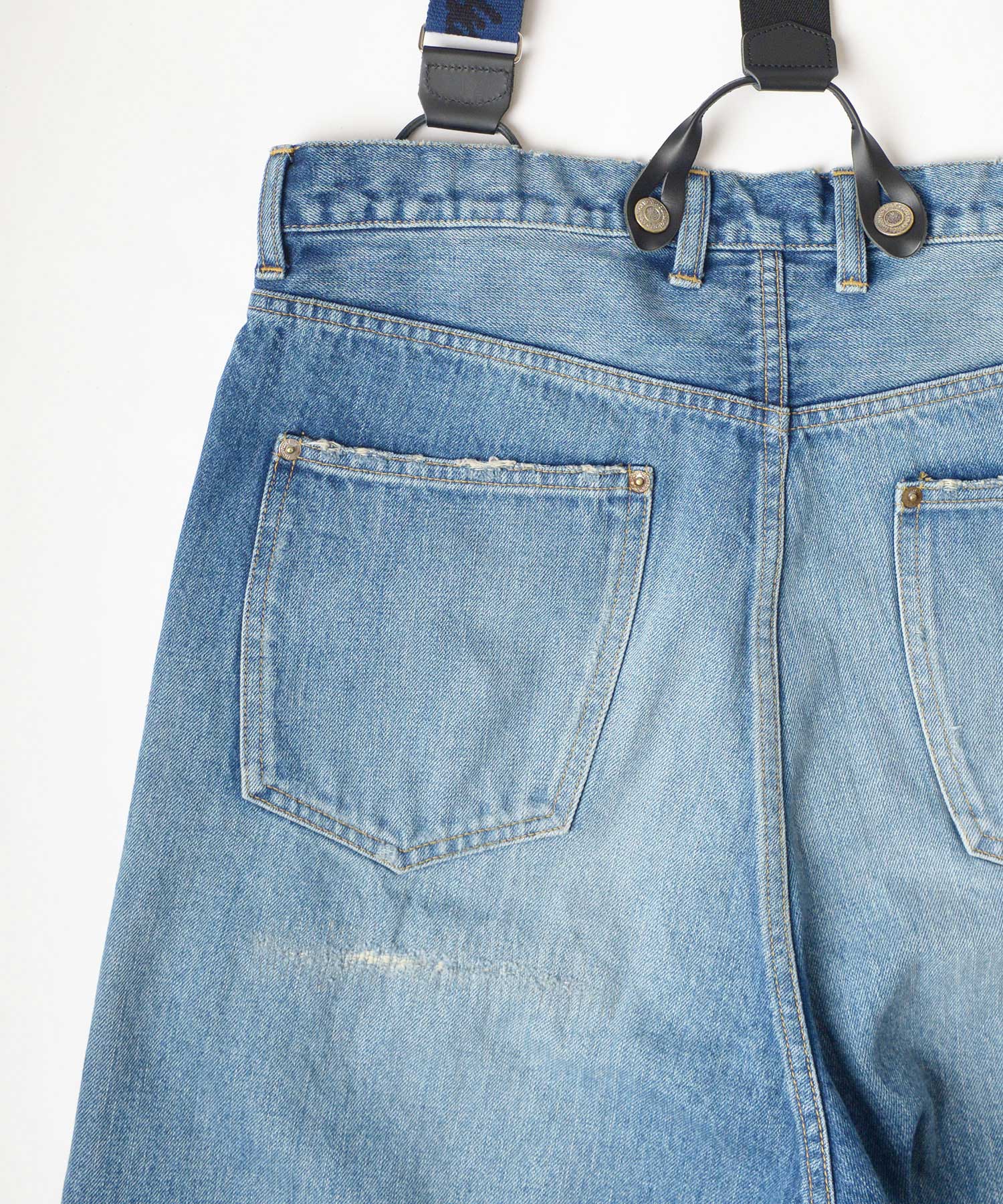 DAMAGE DENIM SUSPENDER PANTS｜HOLIDAY（ホリデイ）OFFICIAL ONLINE