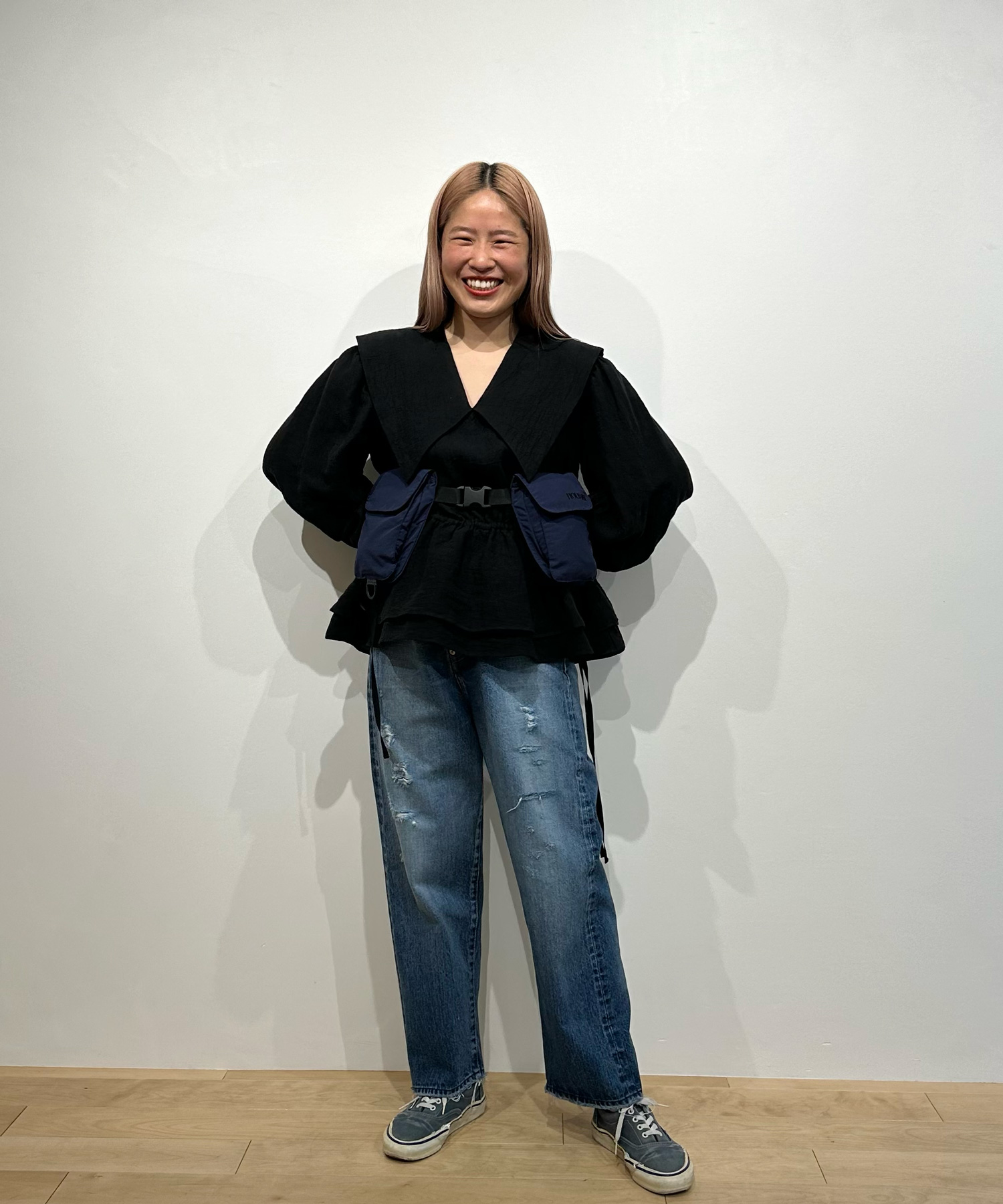 DAMAGE DENIM SUSPENDER PANTS｜HOLIDAY（ホリデイ）OFFICIAL ONLINE