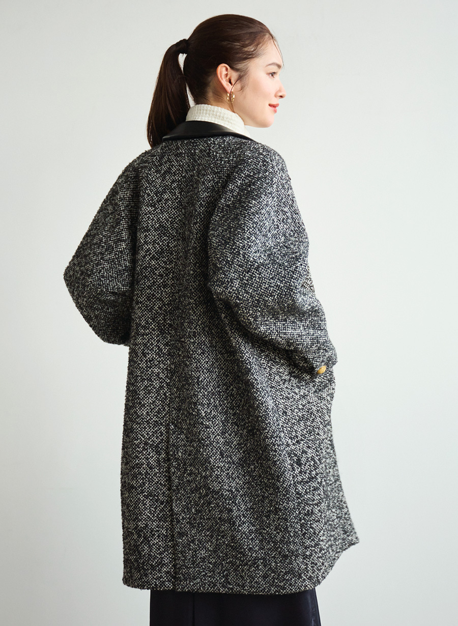 ステンカラーツイードコート｜LOUNIE（ルーニィ）公式サイト／公式