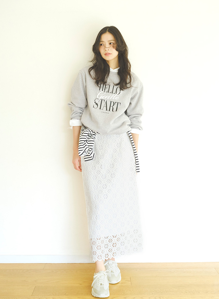 レースナロースカート｜LOUNIE（ルーニィ）公式サイト／公式オンライン