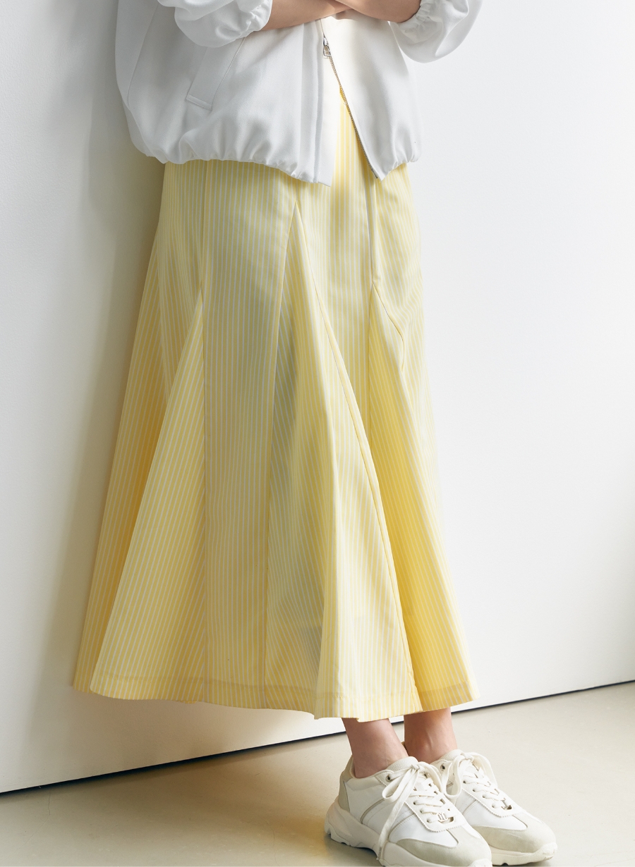 WEB限定色】ストライプフレアスカート｜LOUNIE（ルーニィ）公式サイト