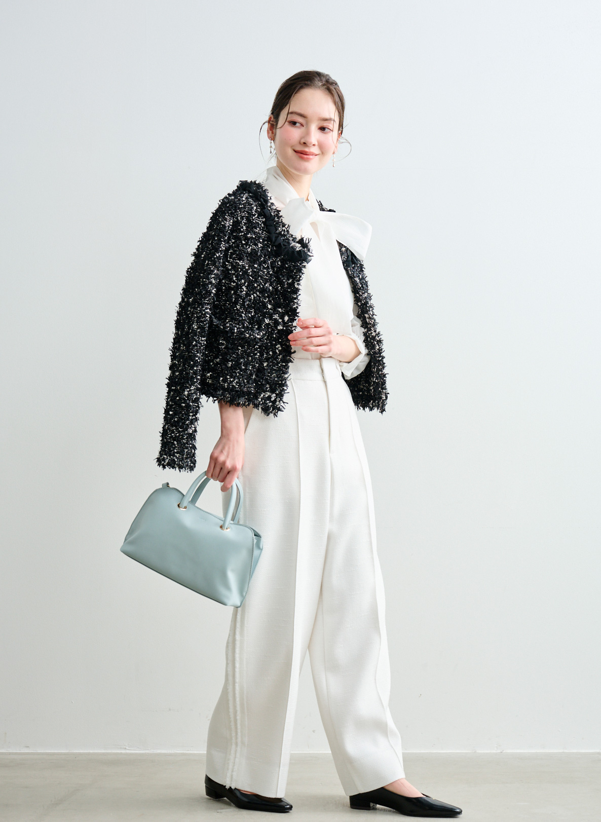 ツイード調ニットジャケット｜LOUNIE（ルーニィ）公式サイト／公式