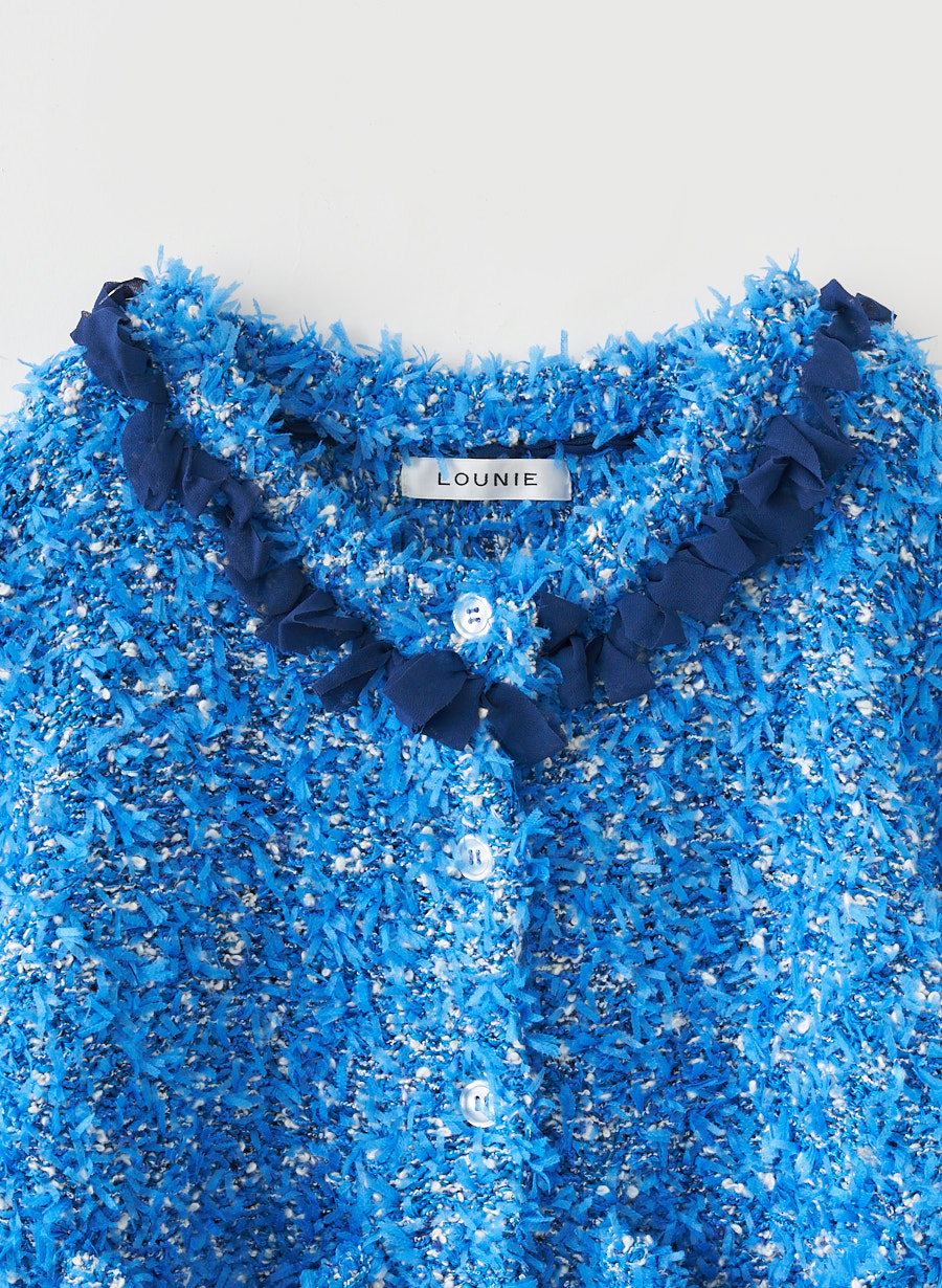 ツイード調ニットジャケット｜LOUNIE（ルーニィ）公式サイト／公式