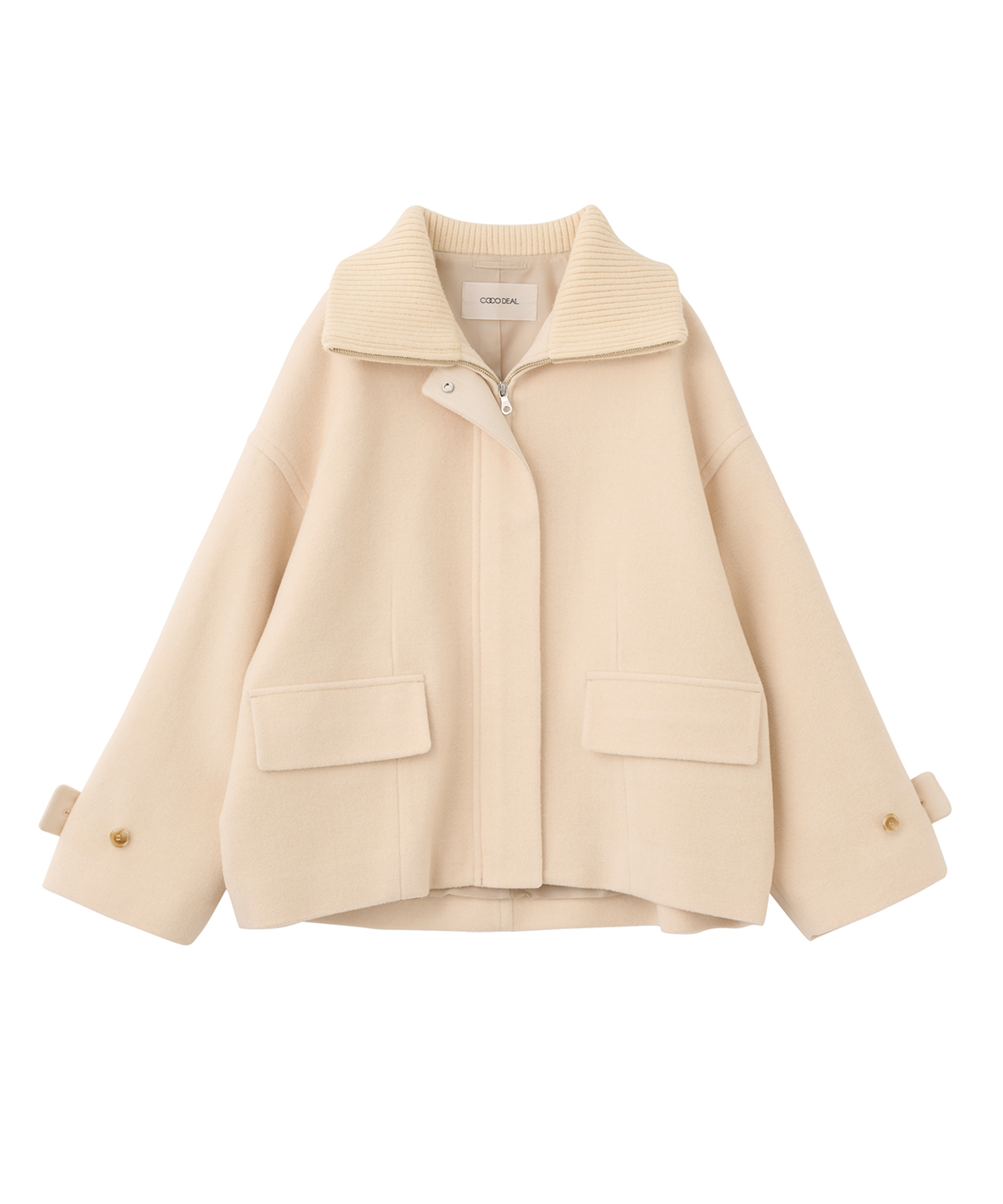 リブカラーウール混コート｜PETAL ONLINE（ペタルオンライン）