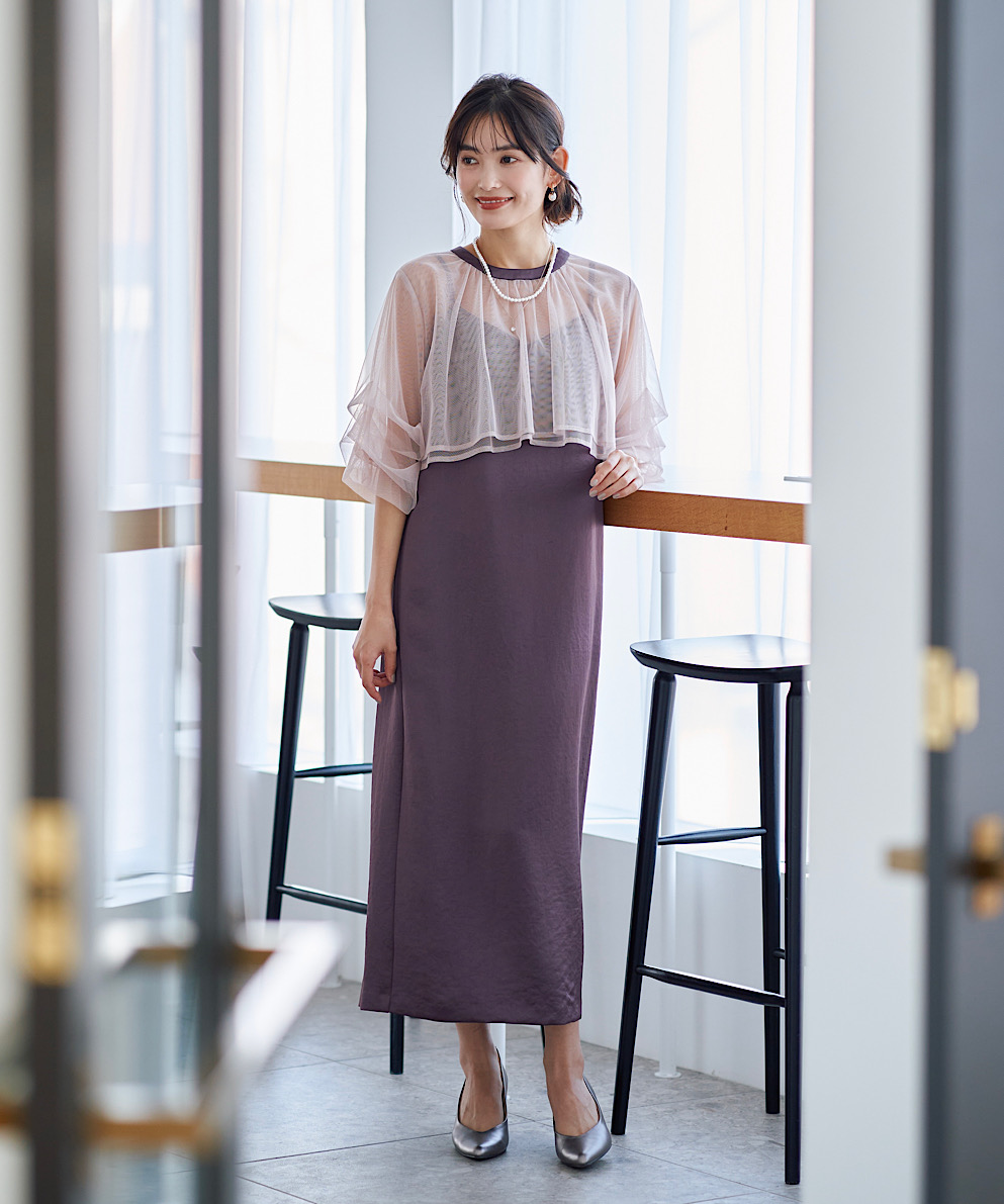 キャミワンピース＆チュールブラウスセット｜Stola.（ストラ）公式通販