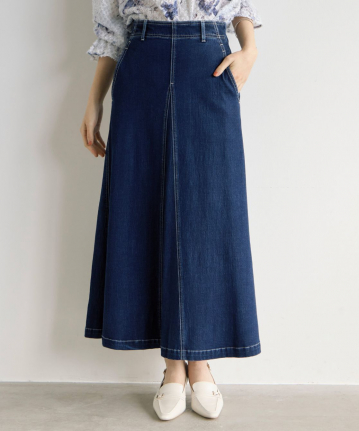 マチ入りデニムスカート｜Stola.（ストラ）公式通販サイト