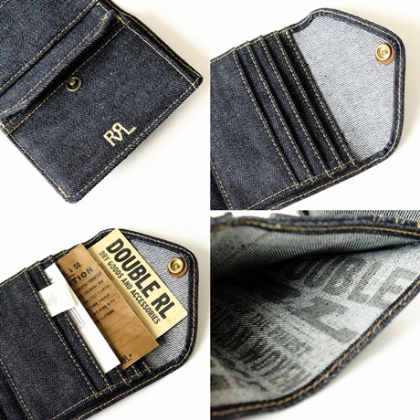DOUBLE RL・RRLダブルアールエルDENIM WALLETデニムウォレットINDIGO