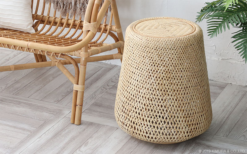 C447ND ラタン スツール | 【SR-net】Sunflower Rattanの卸販売サイト