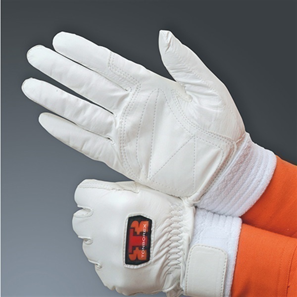 トンボレックス 牛革製手袋 CS-931 ◇0.55mm厚｜革手袋｜消防用品