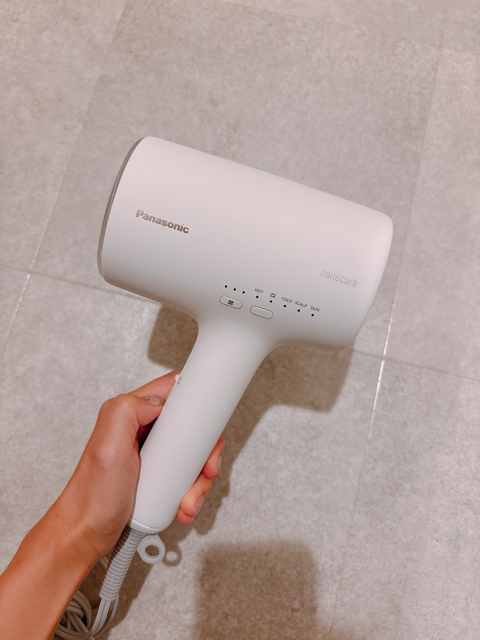 Panasonic / ヘアードライヤー ナノケア EH-NA0J -W・ウォームホワイト