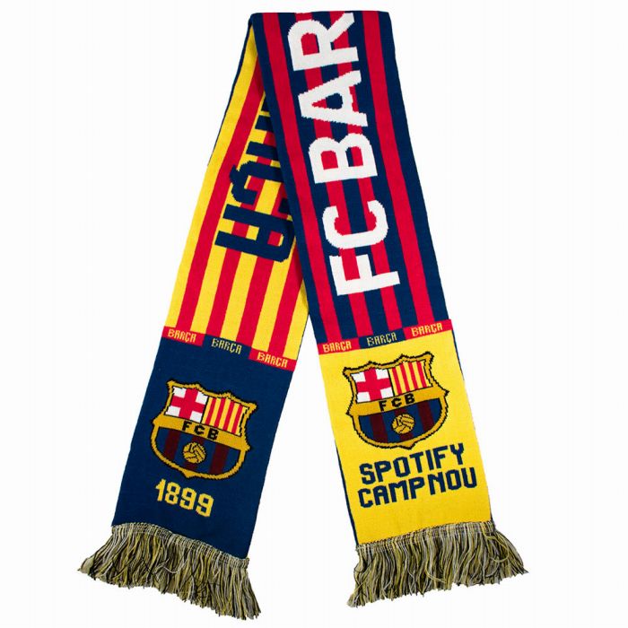 FCバルセロナ オフィシャル マフラー Camp Nou(ブルー×レッド×イエロー