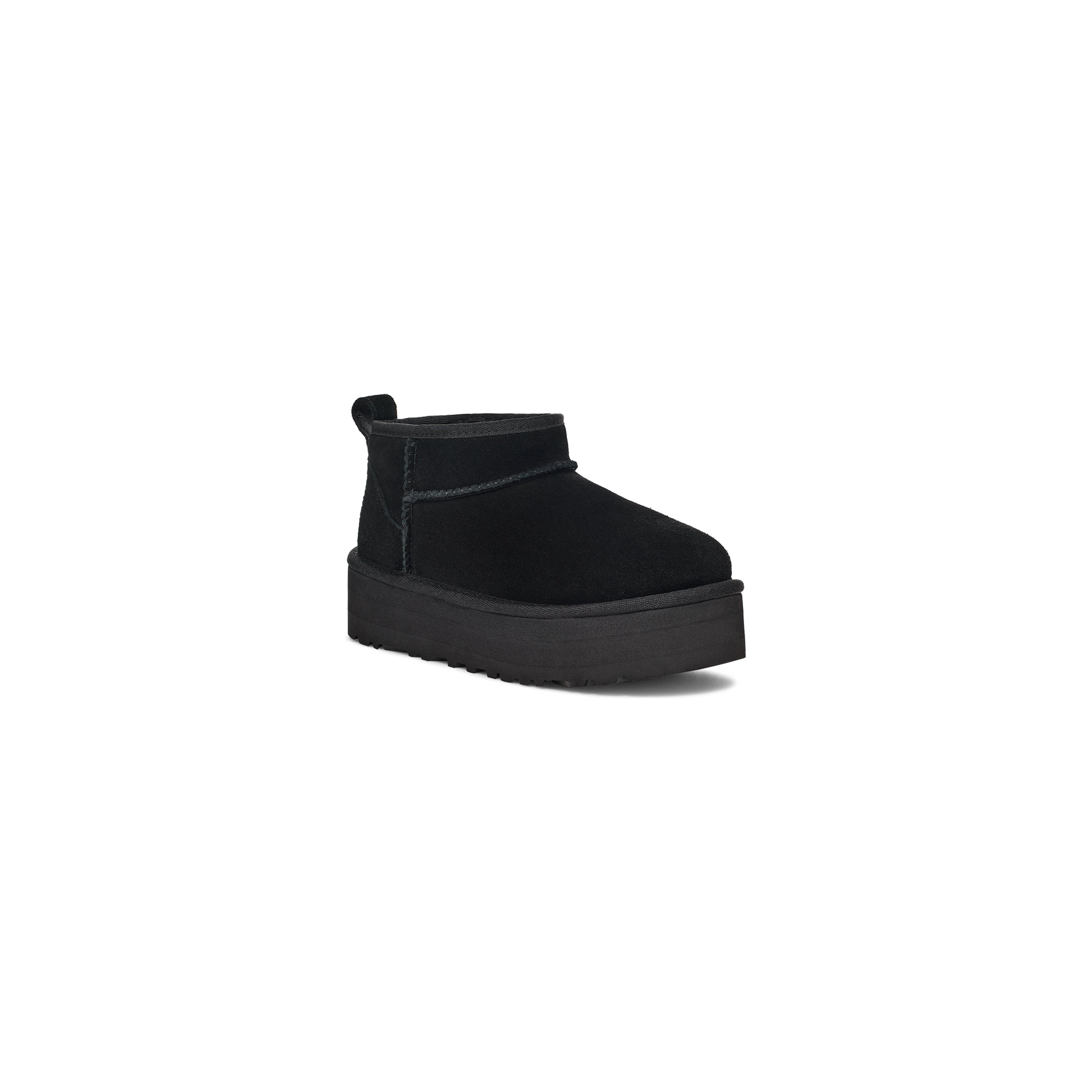 UGG Kid's Classic Ultra Mini Platform in Black