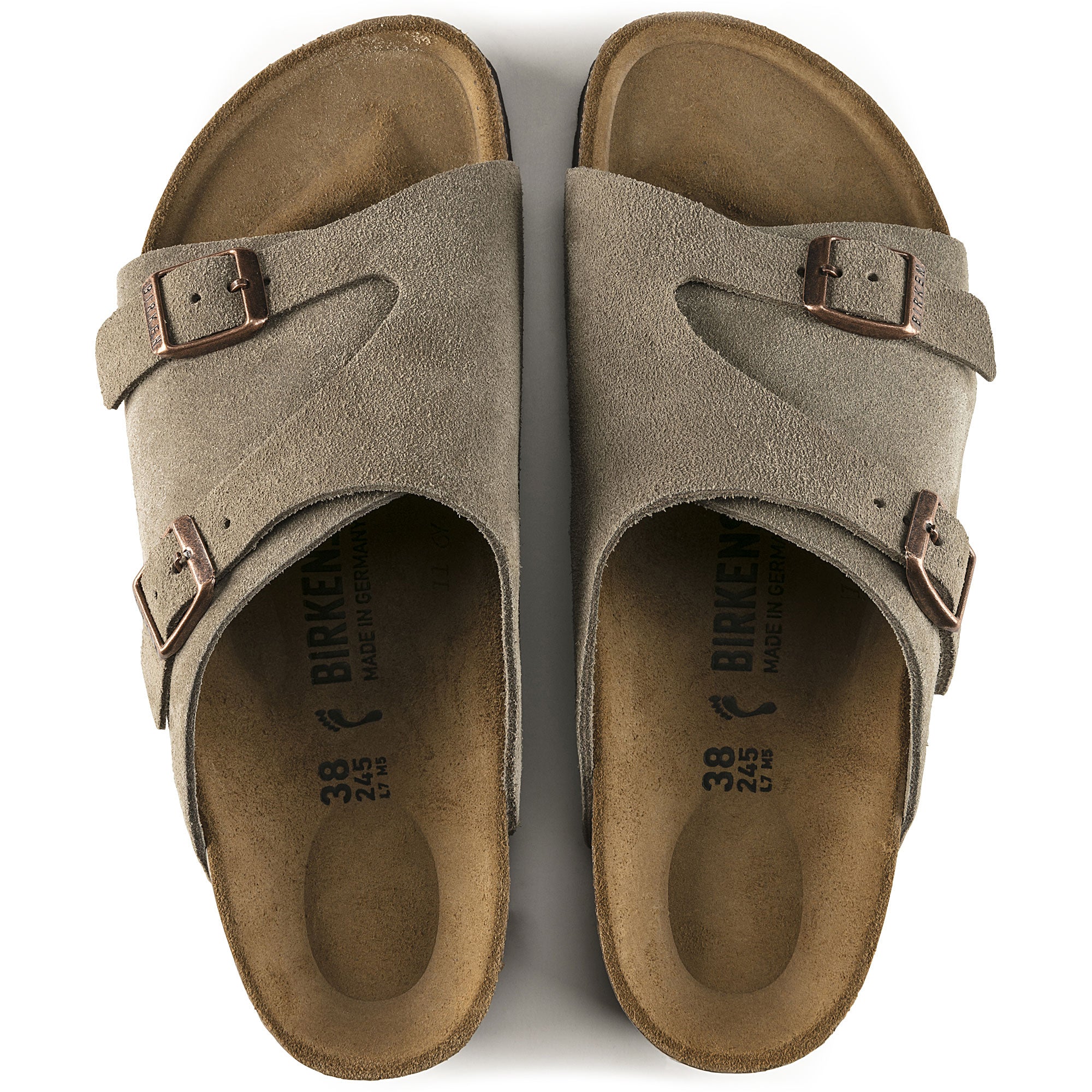 Birkenstock Zurich taupe suede
