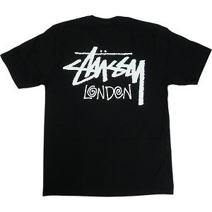 STUSSY ステューシー 25SS STOCK LONDON TEE BLACK ロンドン限定T