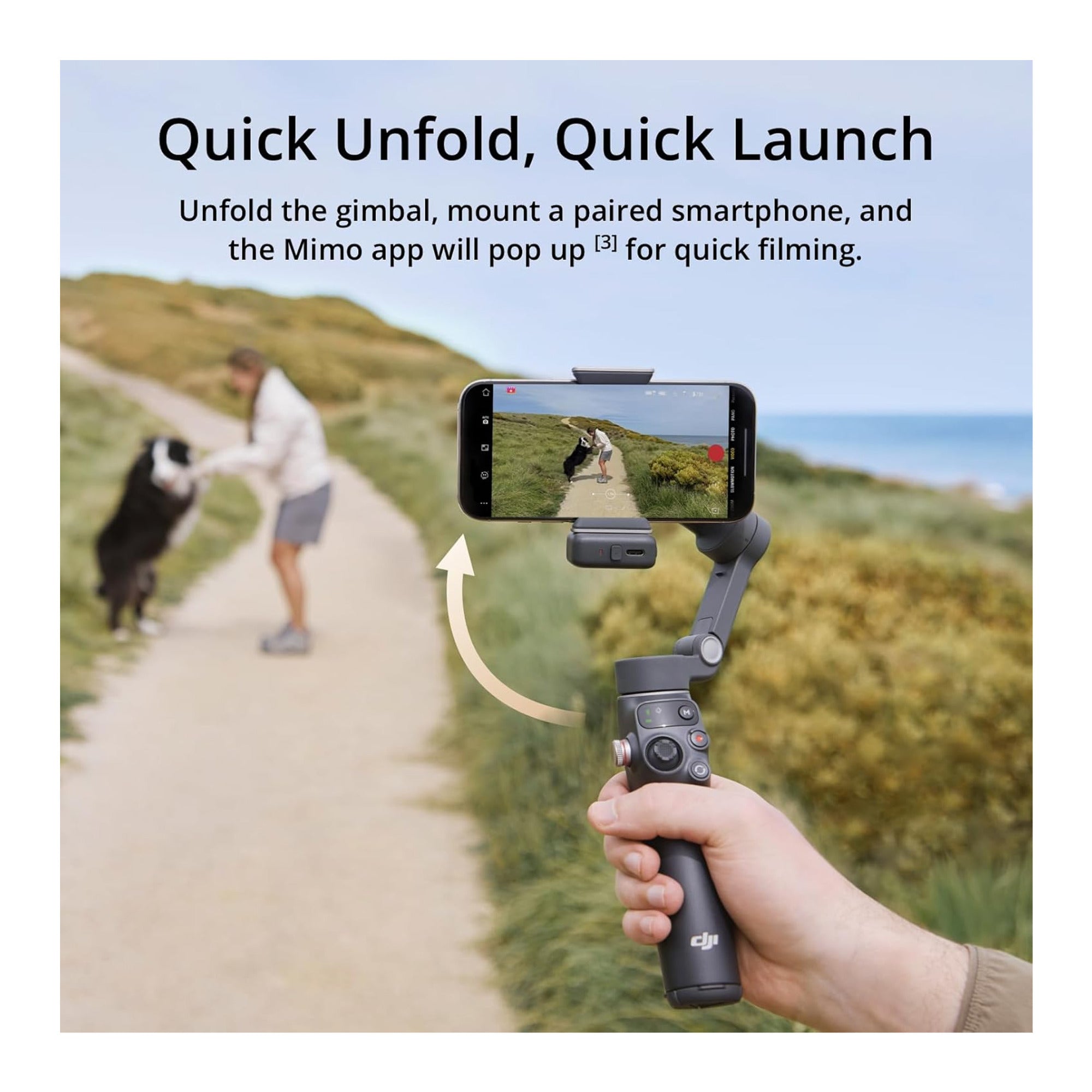 DJI Osmo Mobile 7P Gimbal with 7th Gen Stabilization with DJI Mic