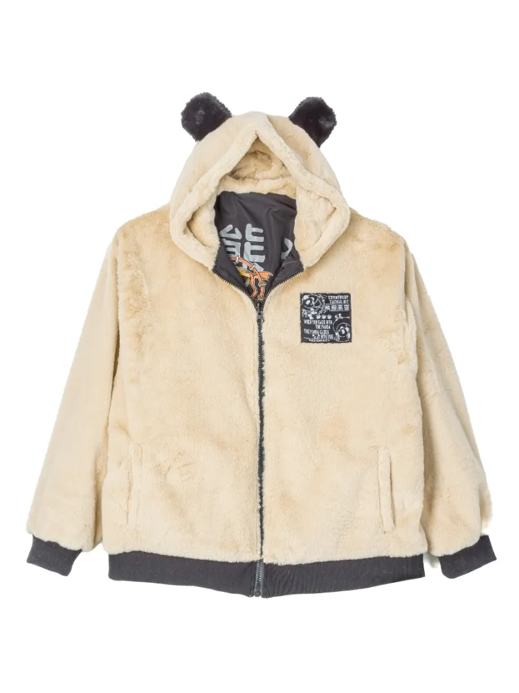 ブラック 【PANDIESTA JAPAN】熊猫風雷神リバーシブルMA-1