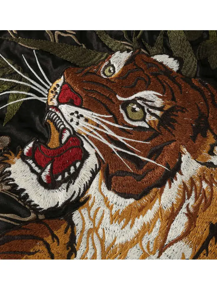 絡繰魂】満月竹虎リバーシブルスカジャン ＊カタログ商品 | フォーエル