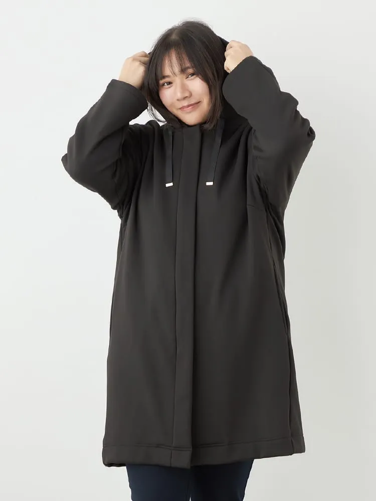 ブラック ふわもちミドルコート | フォーエル公式通販