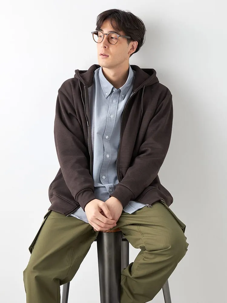 ブラウン ふわもちフードZIPパーカー | フォーエル公式通販