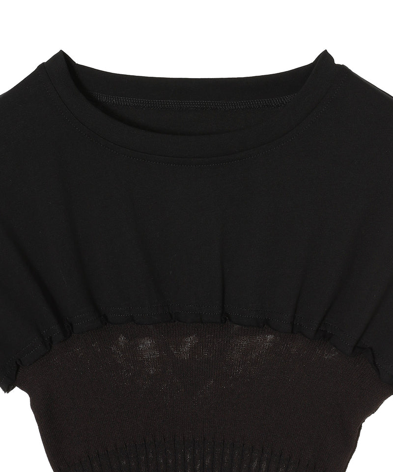 Combination Tee-Dress｜パーバーズ(PERVERZE)｜Forget-me-nots Online